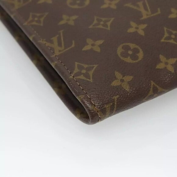 LOUIS VUITTON Monogram Posh Documents Clutch Bag LV Auth - Picture 10 of 16